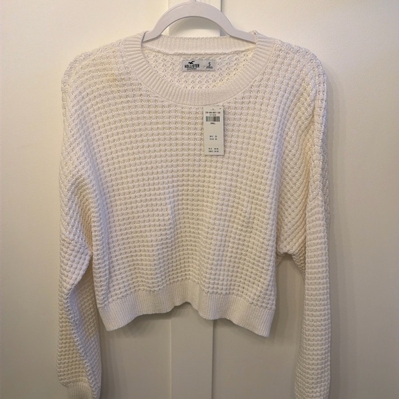 Hollister Sweaters - White hollister sweater